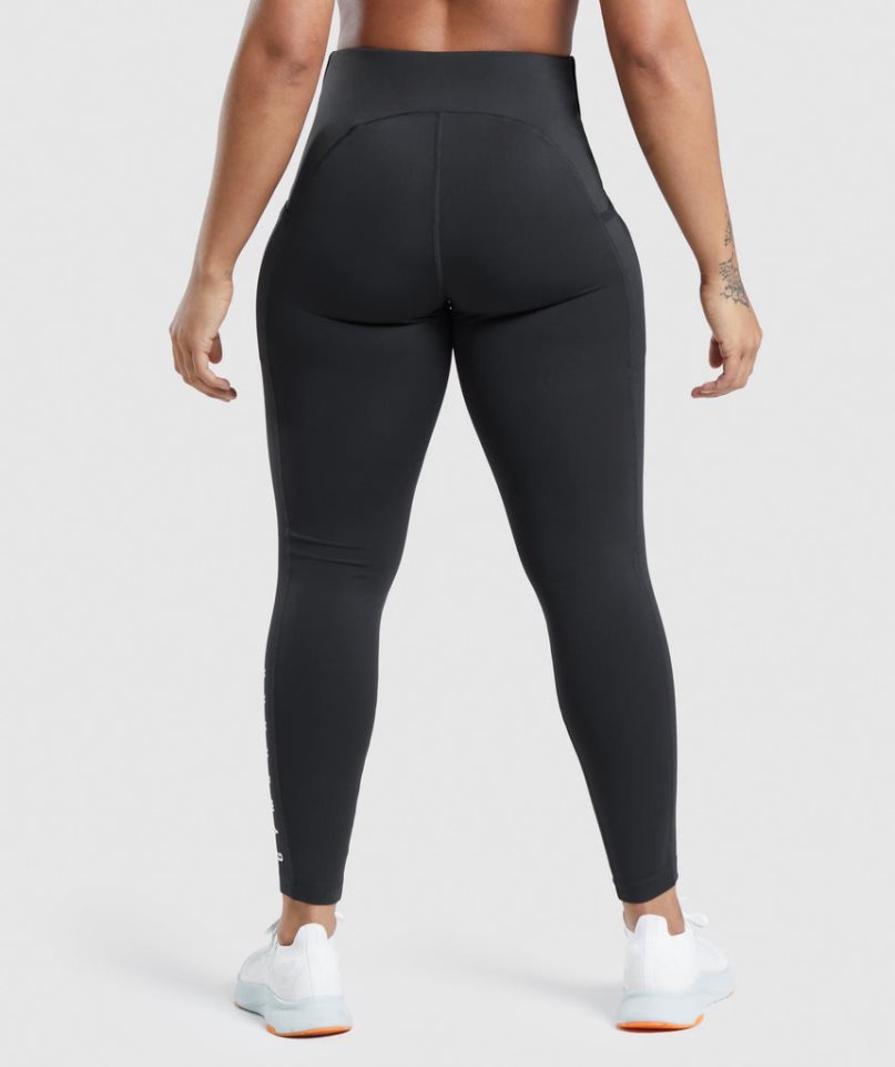 Women's Gymshark Sport Leggings Black | CA 7106D8